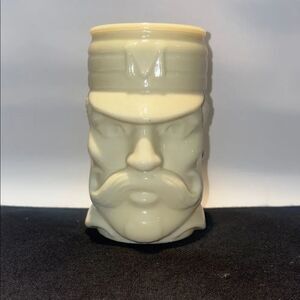 Avon Cream Mustache Mug